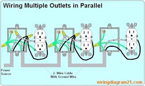 Before connecting the wires to the outlet, position the relay and all of the wires inside the box to make sure it fits well. How To Wire Multiple Outlet In Parallel Electrical Wiring Diagram Home Electrical Wiring Electrical Wiring Outlet Wiring