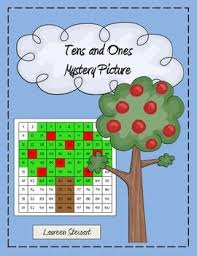 Tens And Ones Place Value Mystery Picture Apple Tree