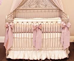 silk crib bedding