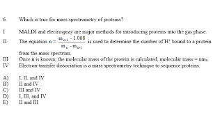 Which Is True For Mass Spectrometry Of