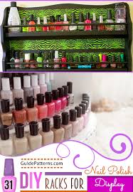 31 diy racks for nail polish display