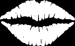 white lips clip art at clker com