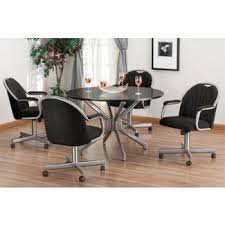 This elegant reception/conference chair features upholstered. Reveal Secrets Dining Room Chairs With Rollers 41