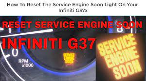 resetting service engine soon light on