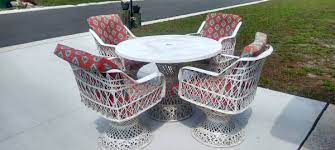 Spun Fiberglass Patio Set Furniture