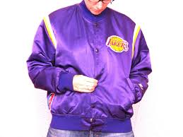 Starter x homage nba jackets. Vintage 80 S Los Angeles Lakers Starter Jacket From Bottomfeeder 105 00 Via Etsy Clothes Jackets Trending Outfits