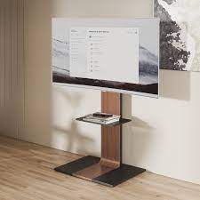 heavy duty modern tv floor stand with
