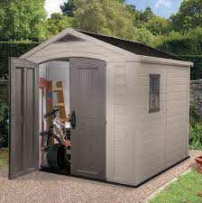 8 8 Storage Sheds Plastic Garden