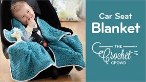 Crochet Baby Car Seat Blanket Pattern