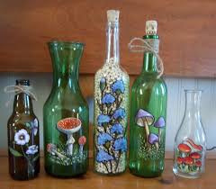 Bottle Painting Hand Painted Bottles