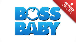 boss baby font text effect generator