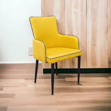 duncan carver dining chair yellow