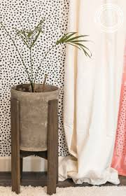 It works with both cylindrical and square pots. Midcentury Modern Plant Stand Diy Never Skip Brunch
