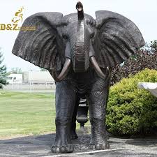 Large Outdoor Bronze Elephant Garden