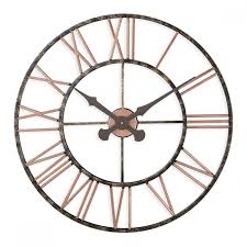 Rustic Copper Wall Clock