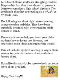 Reading Comprehension For Struggling Adult Readers