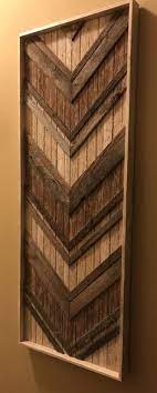 Chevron Wood Art Ideas Wood Wall Art