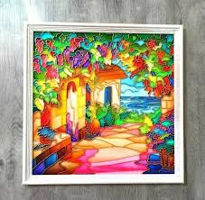 Stained Glass Painting Art