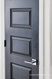 If you found painting your front door a bold. Homeowners Guide To Black Interior Doors Monica Wants It