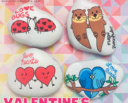 Valentine S Painted Rocks Messy