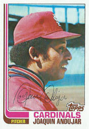 Joaquin Andujar had a nearly perfect first half of the season for the 1985 Cardinals. joaquin_andujar4 Andujar&#39;s 15 wins in 1985 are the most before the ... - joaquin_andujar4