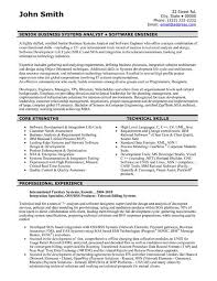 Business System Analyst Resume     Resume Examples sample resignation letter resignation letter sample thank you            Enchanting Sample Of Resume Examples Resumes    
