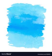 Blue Color Watercolor Hand Drawn Gradient Banner Vector Image
