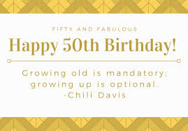 100 unique 50th birthday card messages