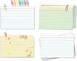 Index Card Sizes Para Sys