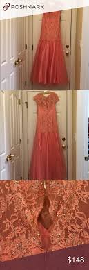 Morrell Maxie Dress Morrell Maxie Size 16 Style 14535 Peach