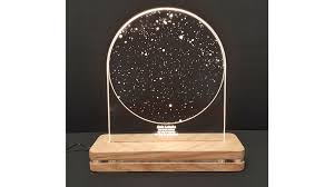 Led Free Standing Star Map With Image