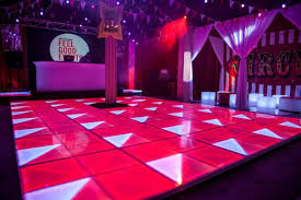 illuminated led dance floor hire