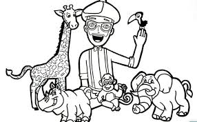 Free printable coloring pages for children that you can print out and color. Free Printable Blippi Coloring Pages For Kids Wonder Day