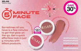 milani makeup range offer at line