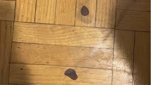 remove hair dye from wooden floor