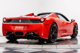 The ferrari 458 spider was named the best cabrio 2012 by auto zeitung magazine and best sports car and convertible by the sunday times in 2012. Used 2015 Ferrari 458 Spider For Sale Sold Marshall Goldman Cleveland Stock B20999