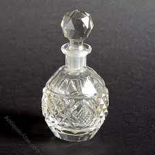 Antique Cut Glass Perfume Bottle