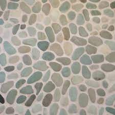 Sea Glass Floor Stones Sea Glass Tile