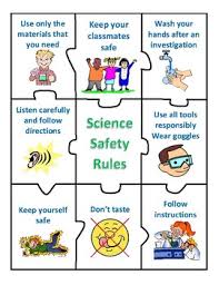 Science Safety Rules And Lab Tools Centers By Maria