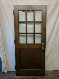 9 Lite Interior Wood School Door