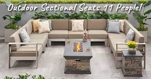 outdoor sofa set with fire pit a