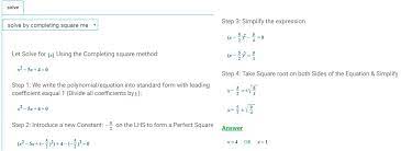 Completing The Square Formula Calculator