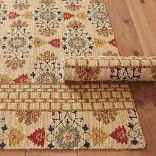 ballard designs lizzie printed jute rug