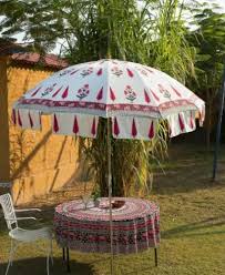 manual outdoor garden umbrella