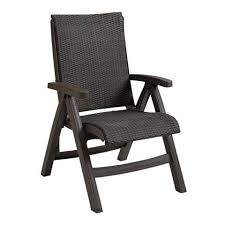 Weather Wicker Folding Chair