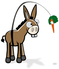 This approach is related to dangling a carrot in front of a horses head to get it to move, rather than striking it with a stick. International Carrot Day By Kingsley Dove Linkedin