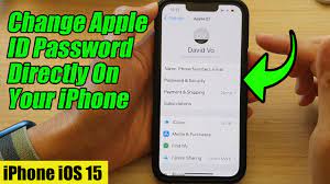 iphone ios 15 how to change apple id