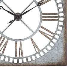 roman numeral wall clock