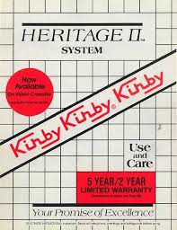 old kirby owner manuals from