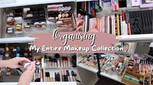 organising my makeup collection 2022
